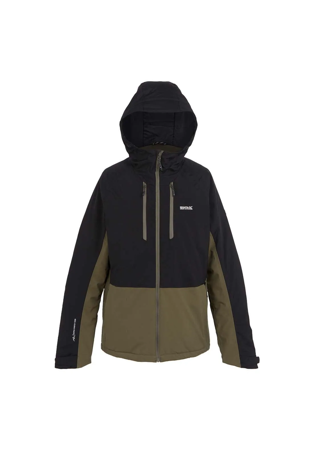 3/4 Zip Jacket - Crocodile Black