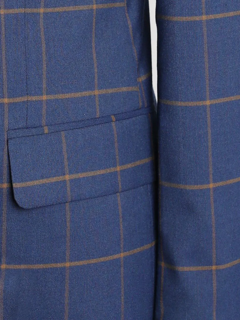 Alvaro Blue Set Blazer Linen Suit