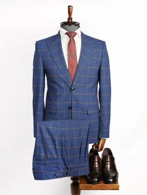 Alvaro Blue Set Blazer Linen Suit