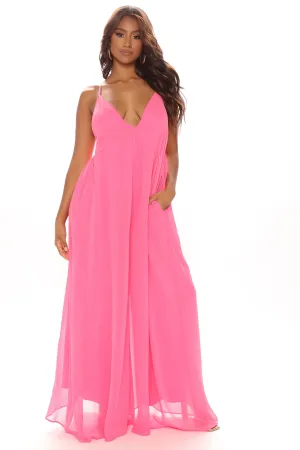 Bali Flowy Jumpsuit - Pink