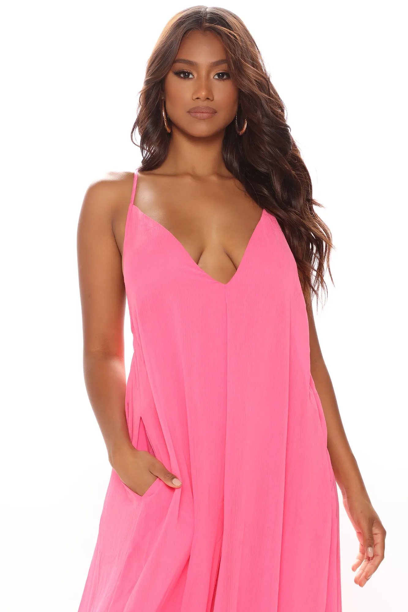 Bali Flowy Jumpsuit - Pink