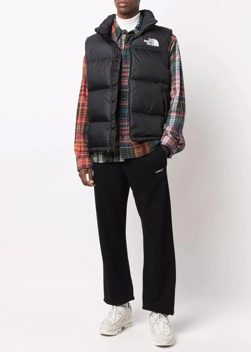 Black 1996 Retro Nuptse Vest
