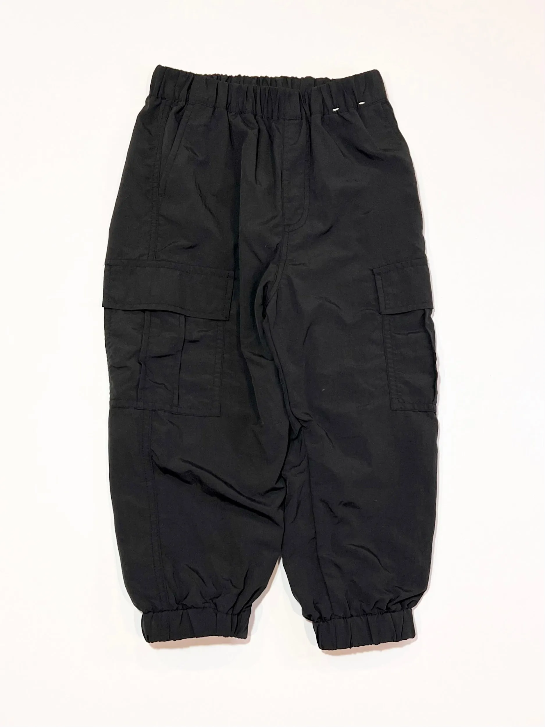 Black cargo pants - Size 3-4