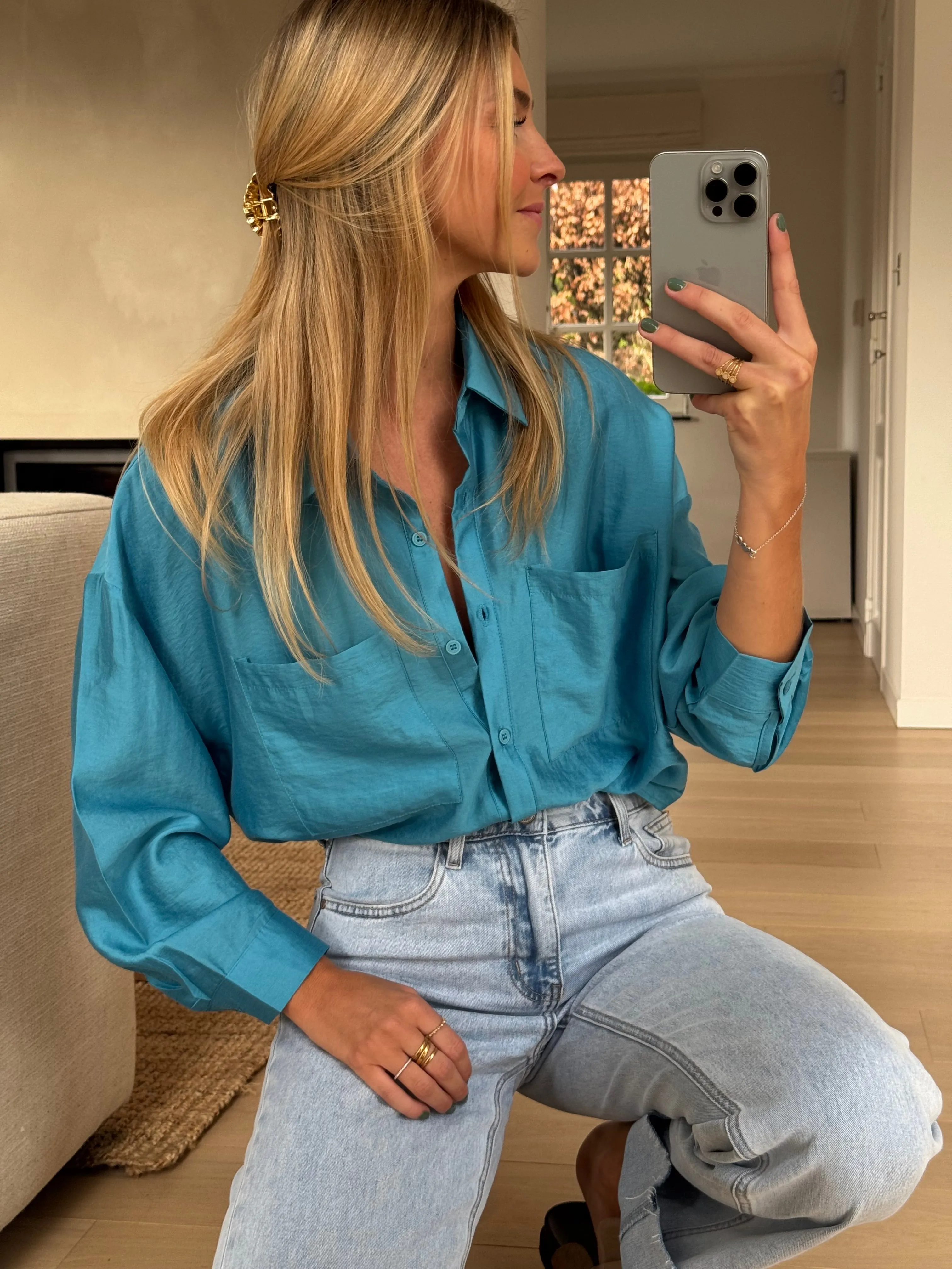 Blue Taiba Shirt