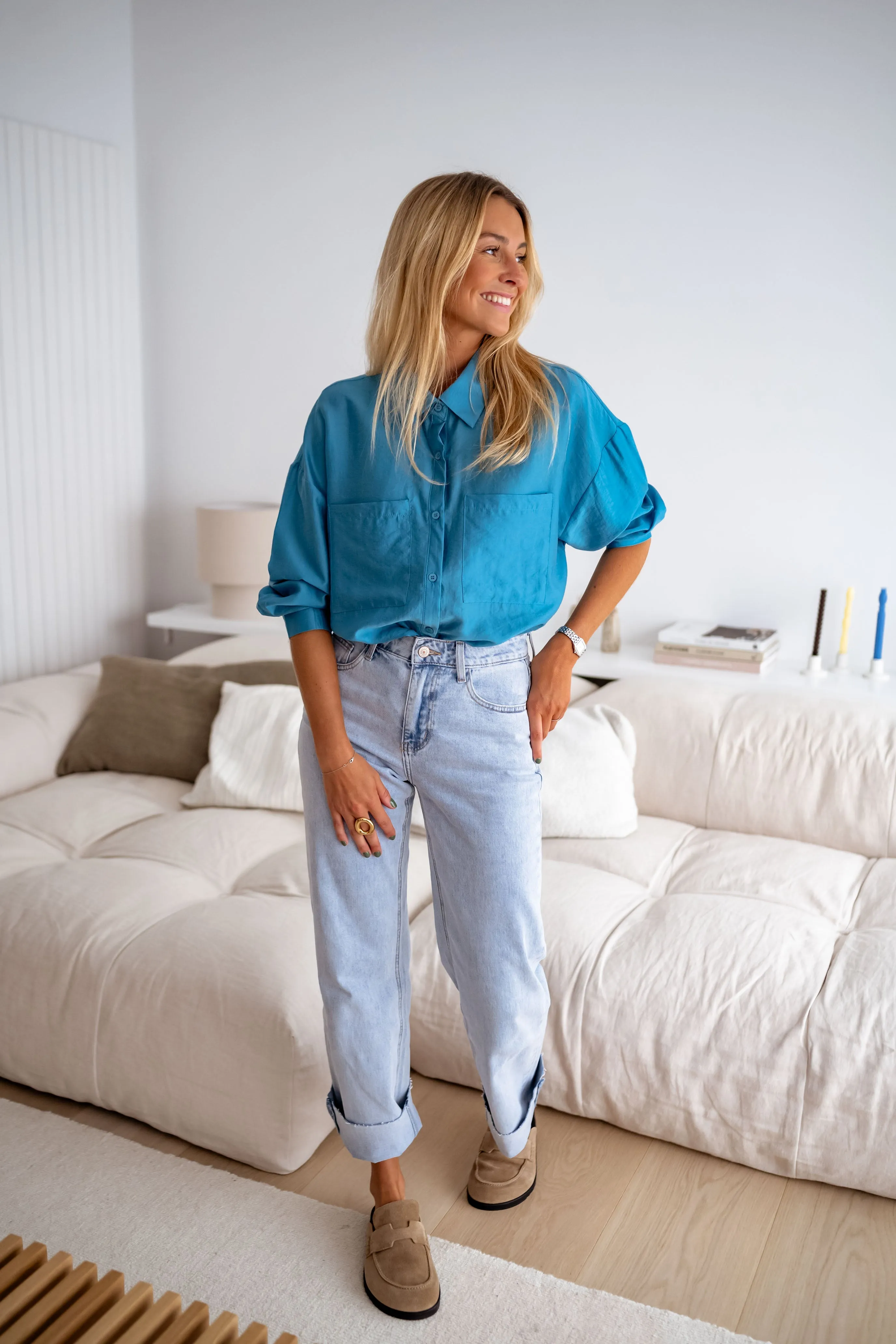 Blue Taiba Shirt