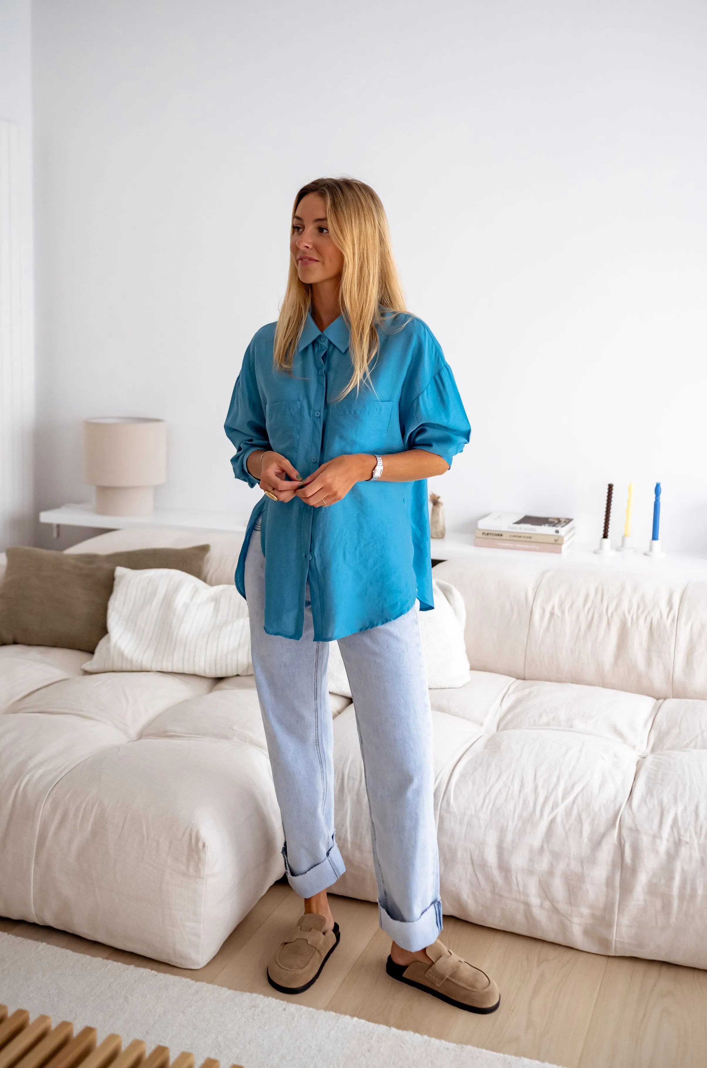 Blue Taiba Shirt