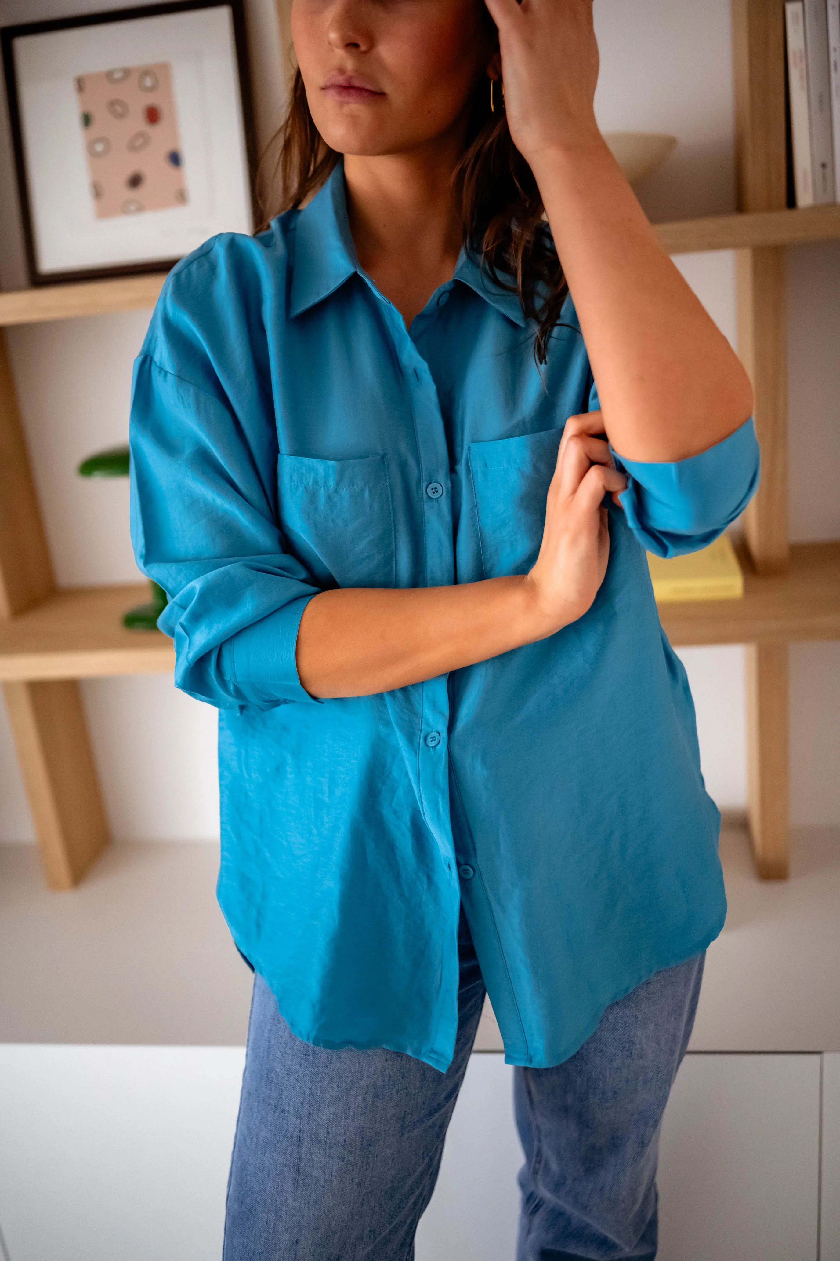 Blue Taiba Shirt