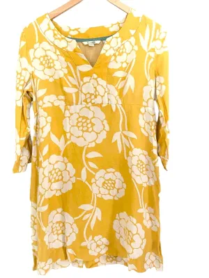 Bright Spring Linen Floral Tunic