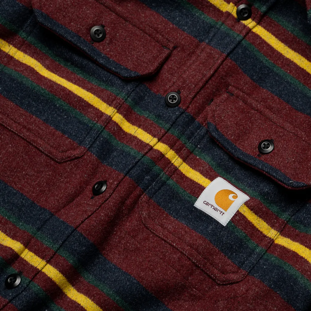 Carhartt WIP Oregon Flannel Shirt - Jacquard Starco