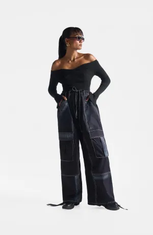 Coal Dry Brush Cargo Pants
