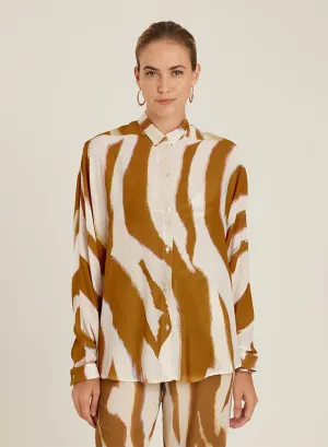 Crimped Shoulder Shirt Oryx