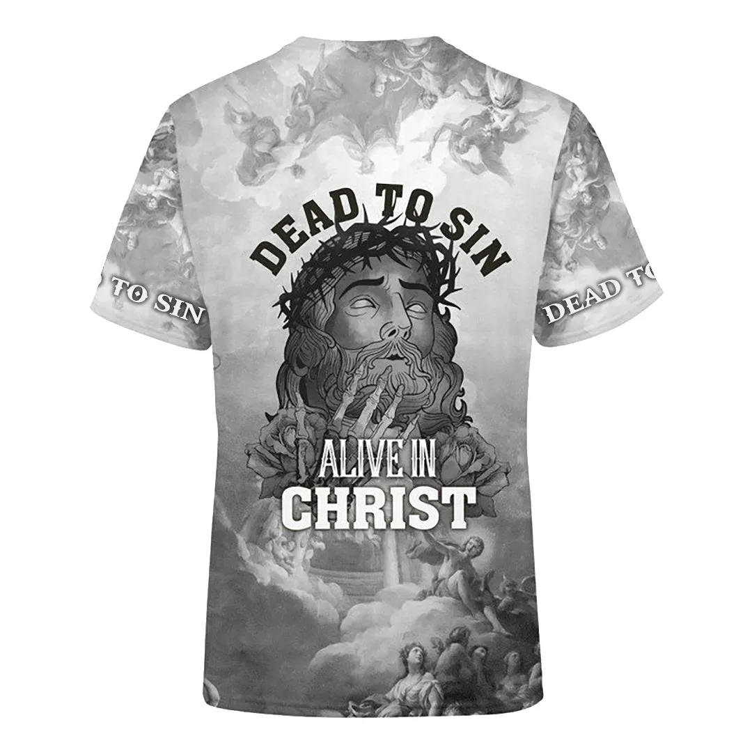 Dead To Sin Jesus 3d Shirt - Christian 3D Shirt