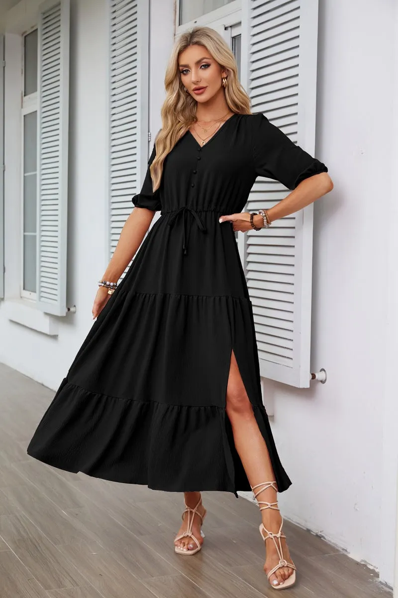 EllaGrace Black Sleeveless Maxi Dress  Lightweight & Summer-Ready