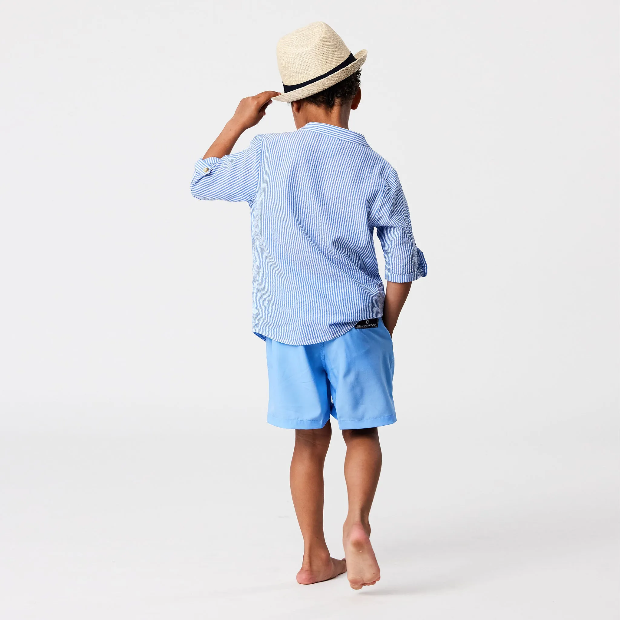 Frankie Seersucker Stripe Resort Shirt