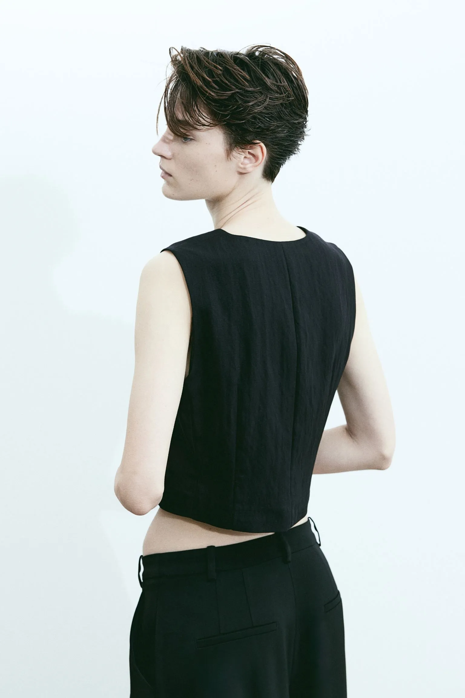H&M Tailored Suit vest, black