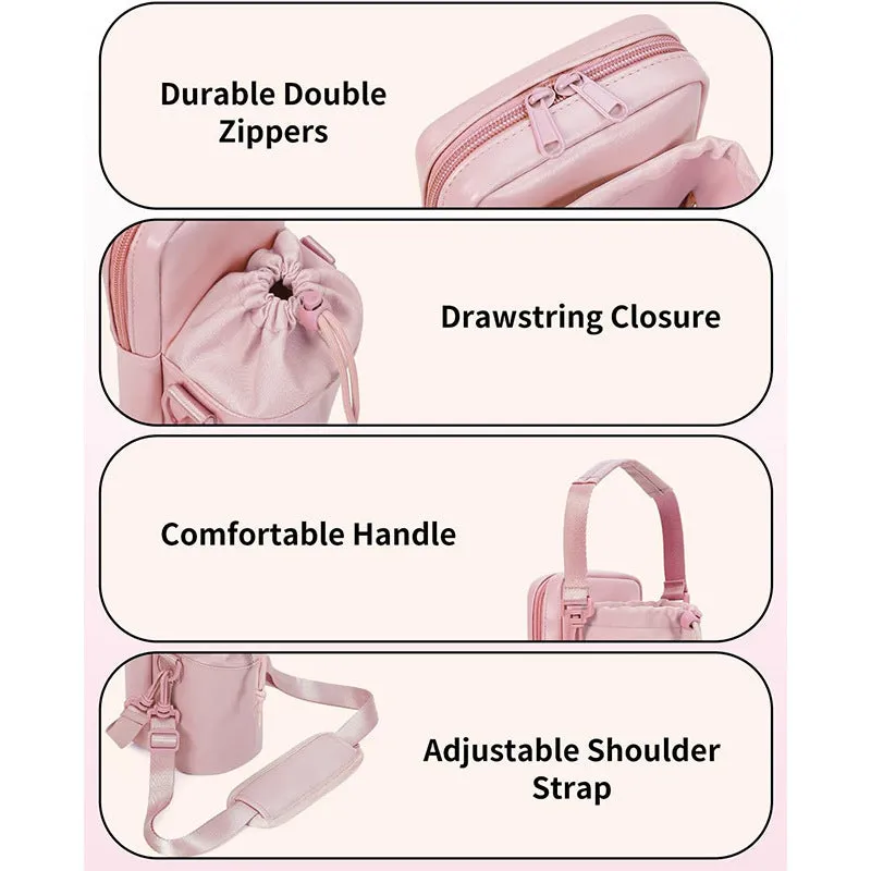Insulated Water Bottle Bag with Strap Stay Hydrated On-the-Go