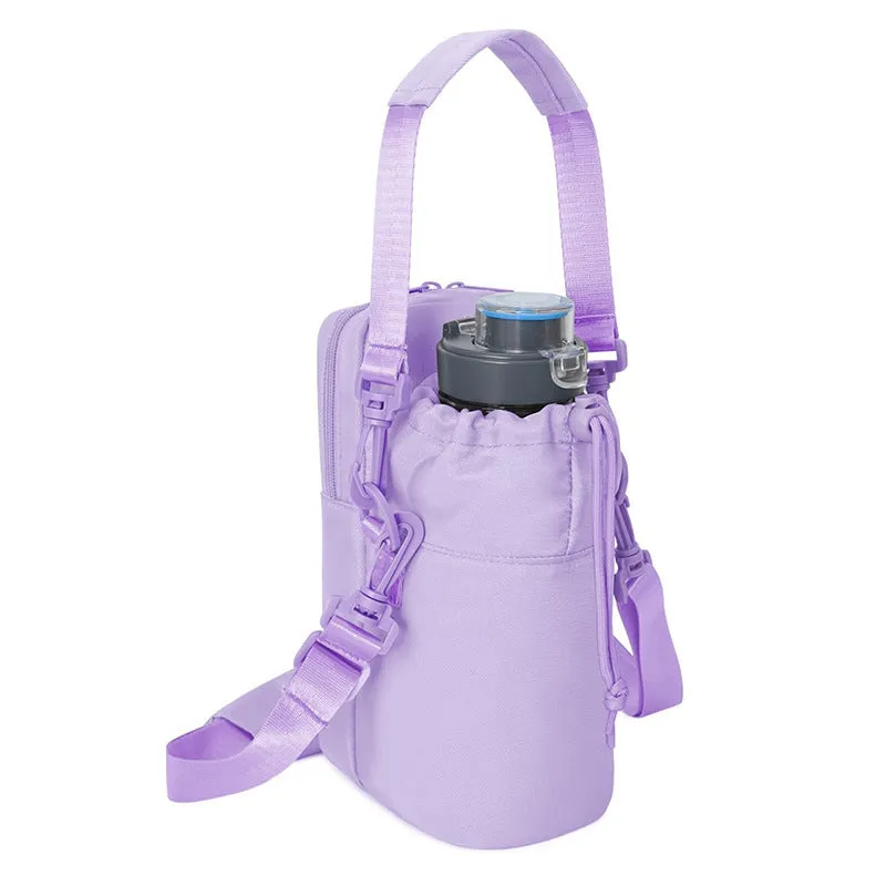 Insulated Water Bottle Bag with Strap Stay Hydrated On-the-Go