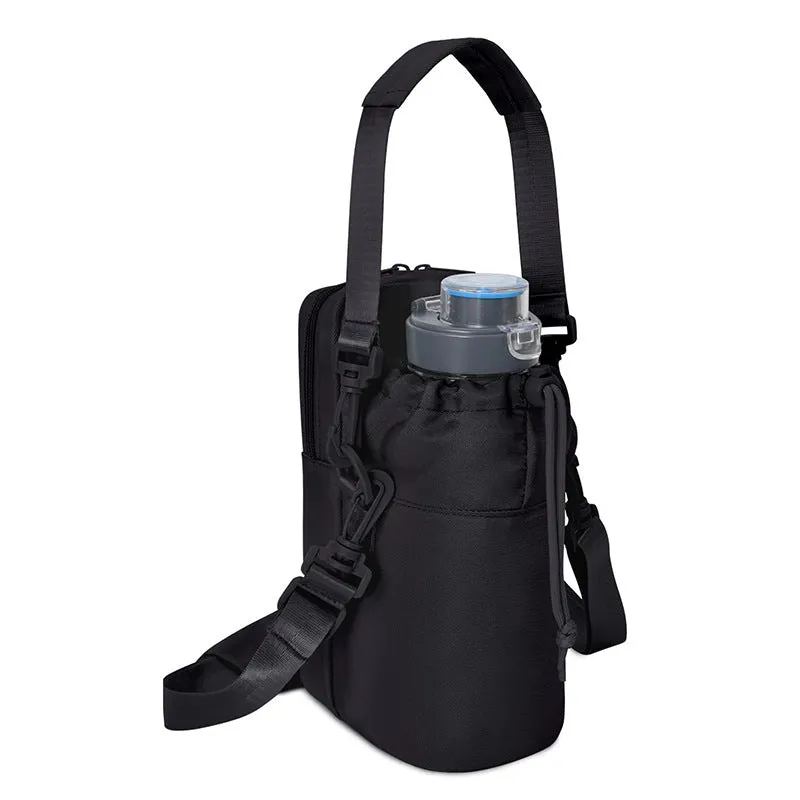 Insulated Water Bottle Bag with Strap Stay Hydrated On-the-Go