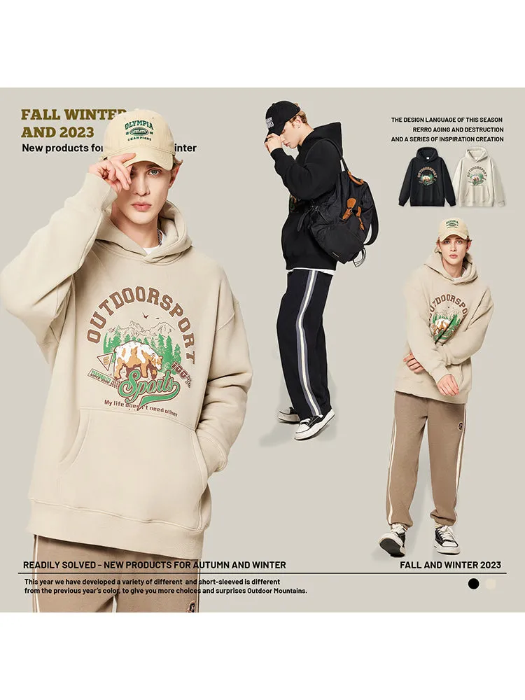 Leisurely Lounging Men's Hoodie
