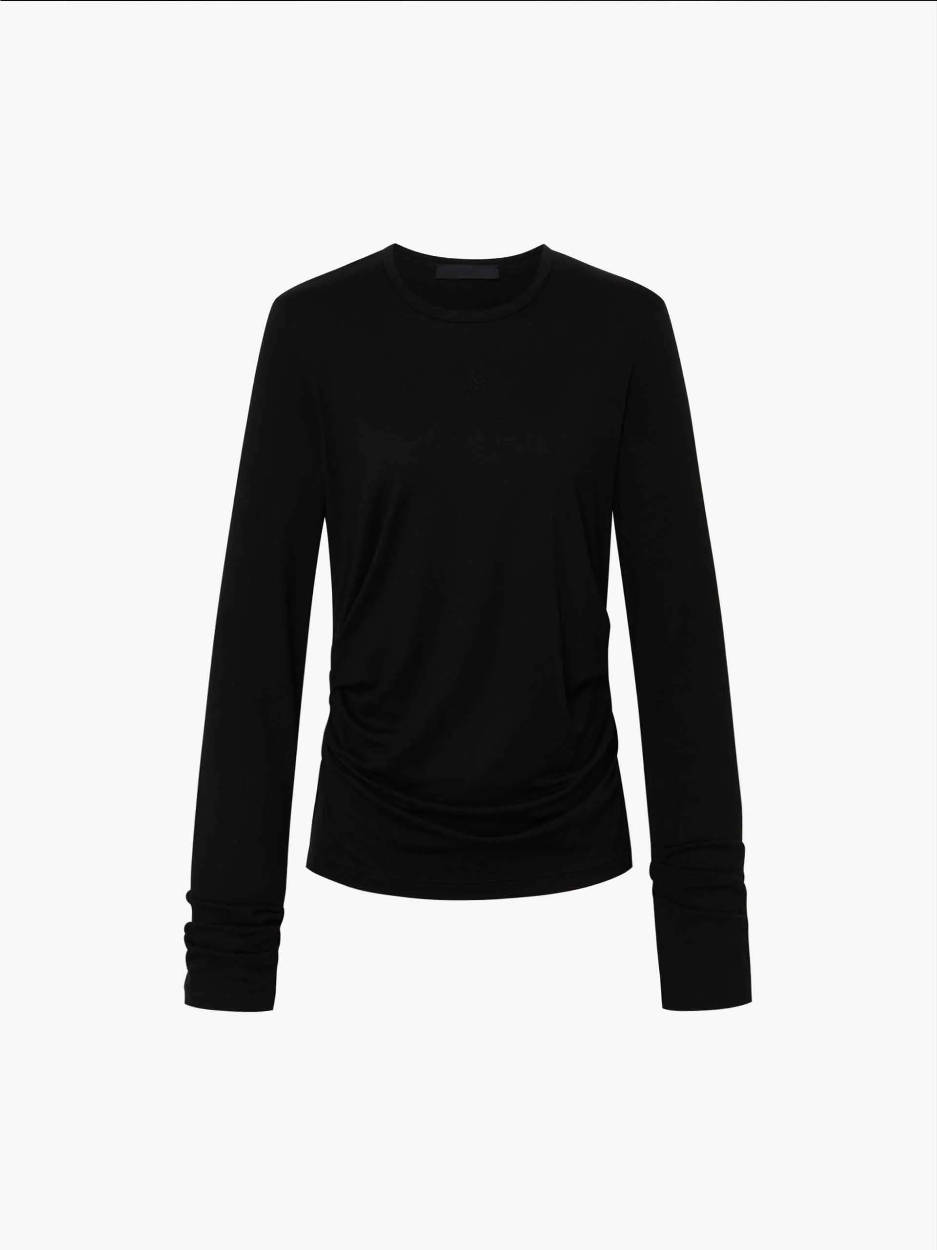 Lightweight Side Pleated T-shirt