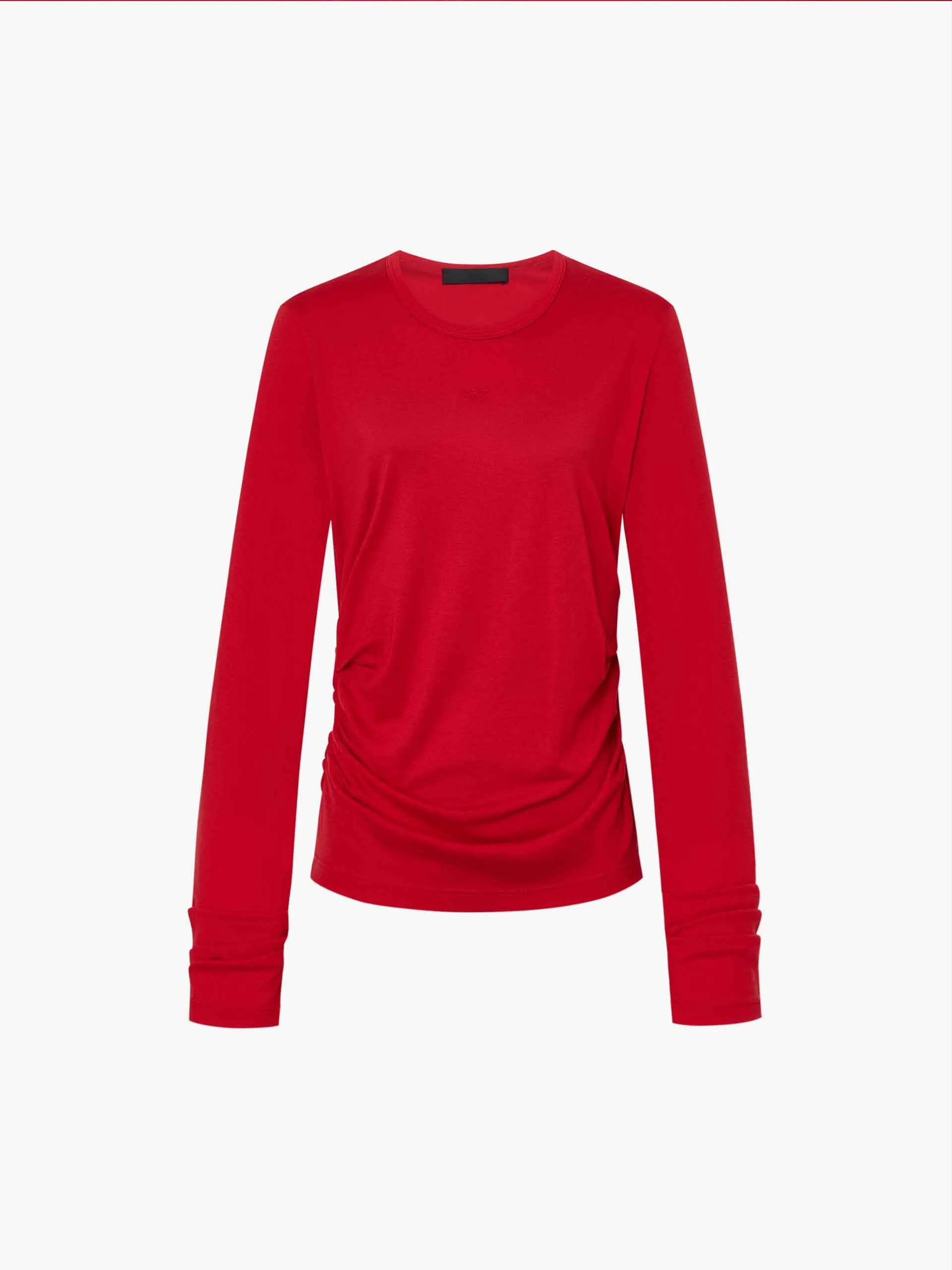Lightweight Side Pleated T-shirt