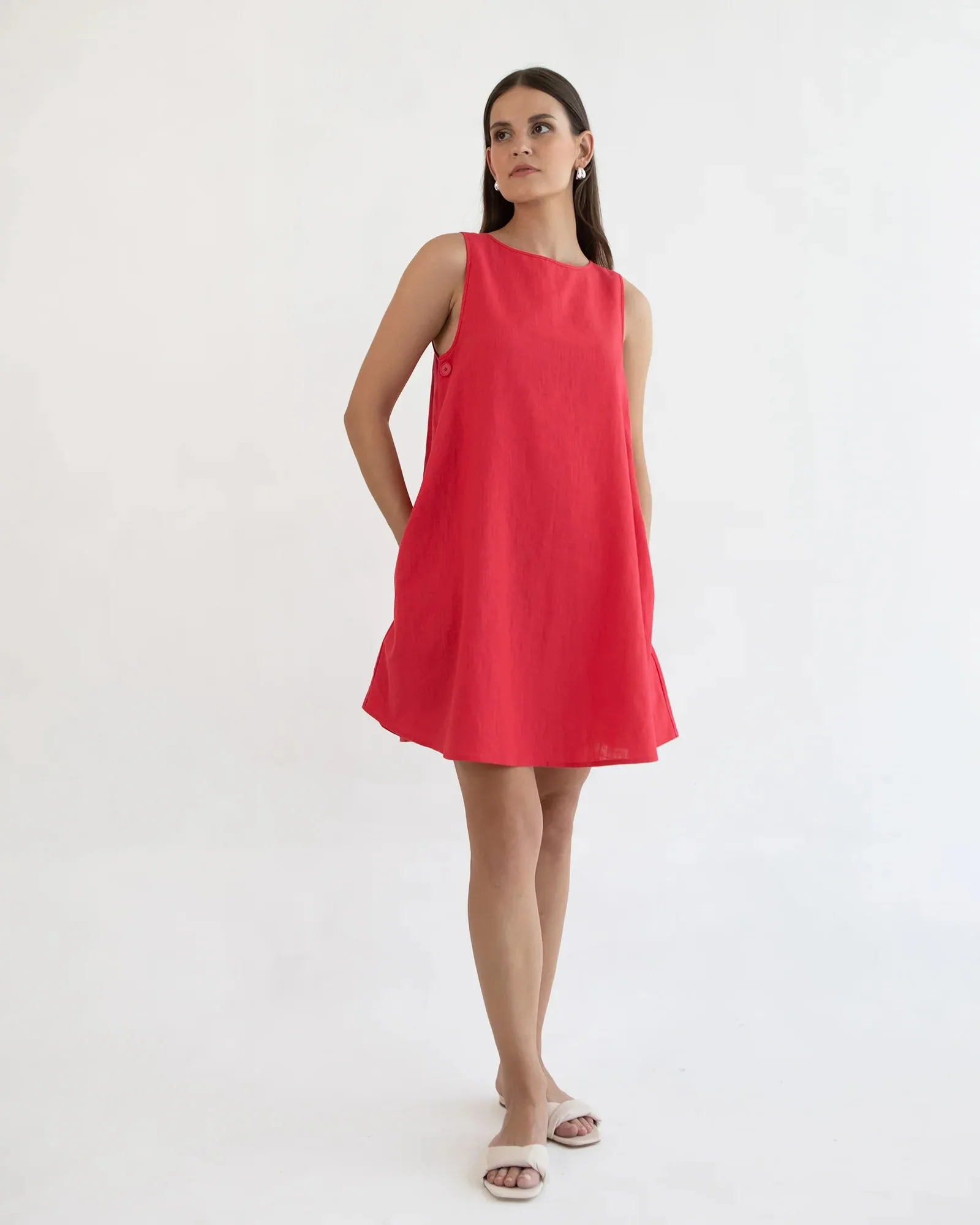 Maeve Linen Nursing Dress