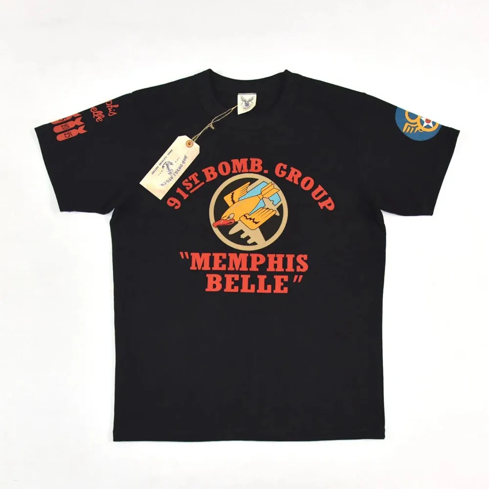 Memphis Belle 91st Bomb Group T-Shirts - WW2 Graphic Print Tee Shirts