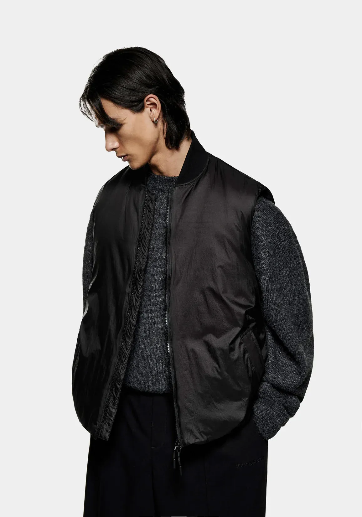 MKI MIYUKI ZOKU Insulated Loft Vest Black