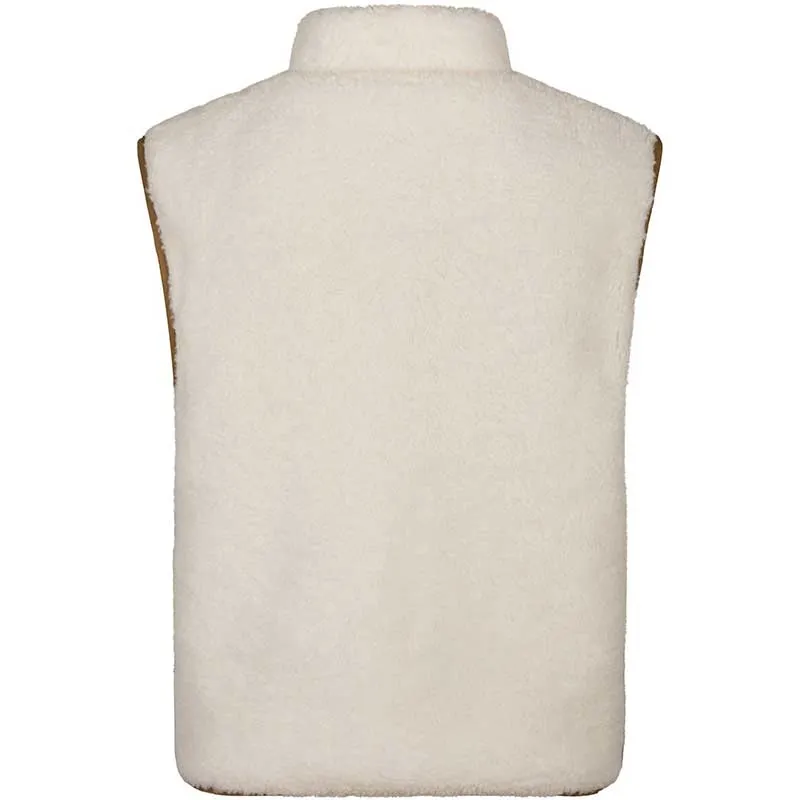 Neo Noir Scout Teddy Waistcoat Off White