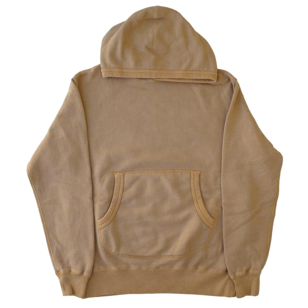 OD LW Kakishibu SZ Vintage Pinborder Knit Hooded Sweatshirt