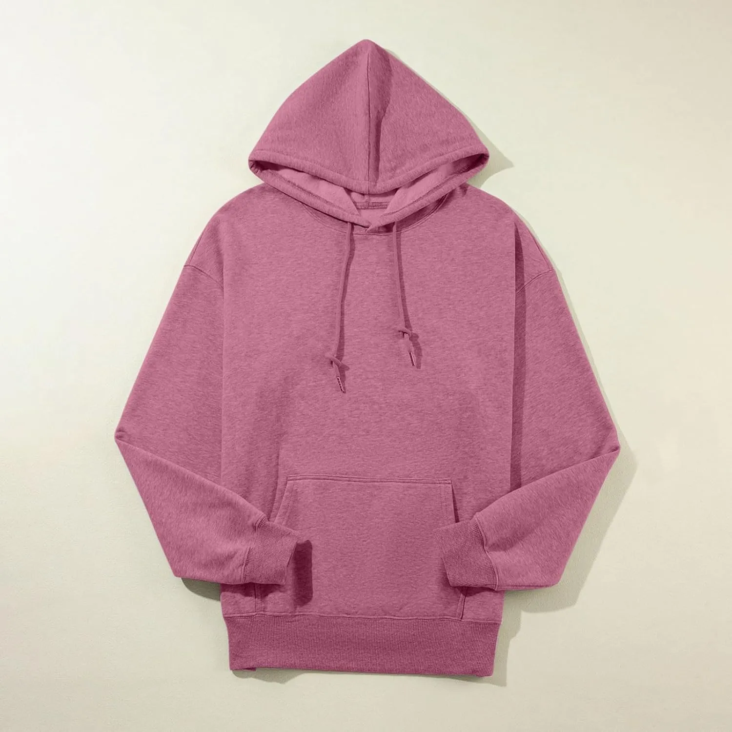 Oversized Hoodies for Women Casual Long Sleeve Drawstring Pullover Hooded Top Loose Fit Comfy Sweatshirts with Pocket