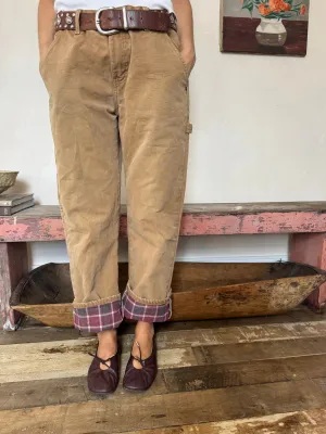 Plaid Flannel Lined Dickies