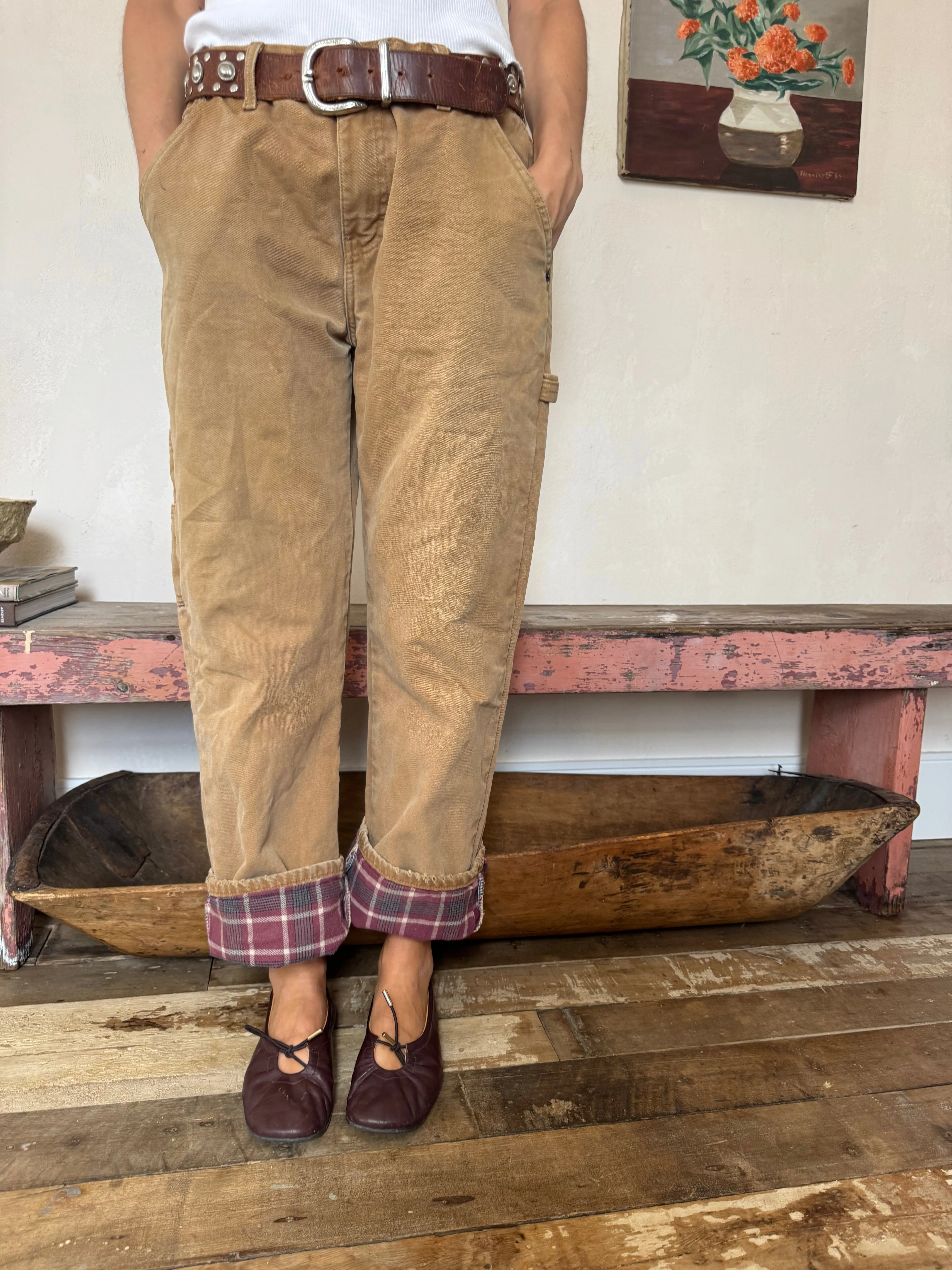 Plaid Flannel Lined Dickies