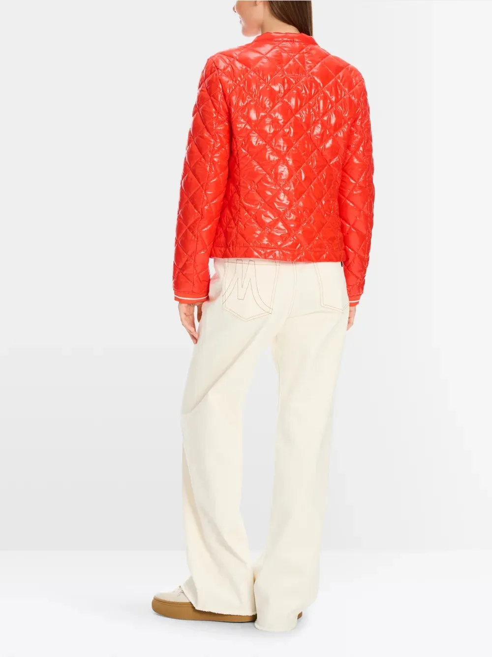 Quilted Jacket - Campari