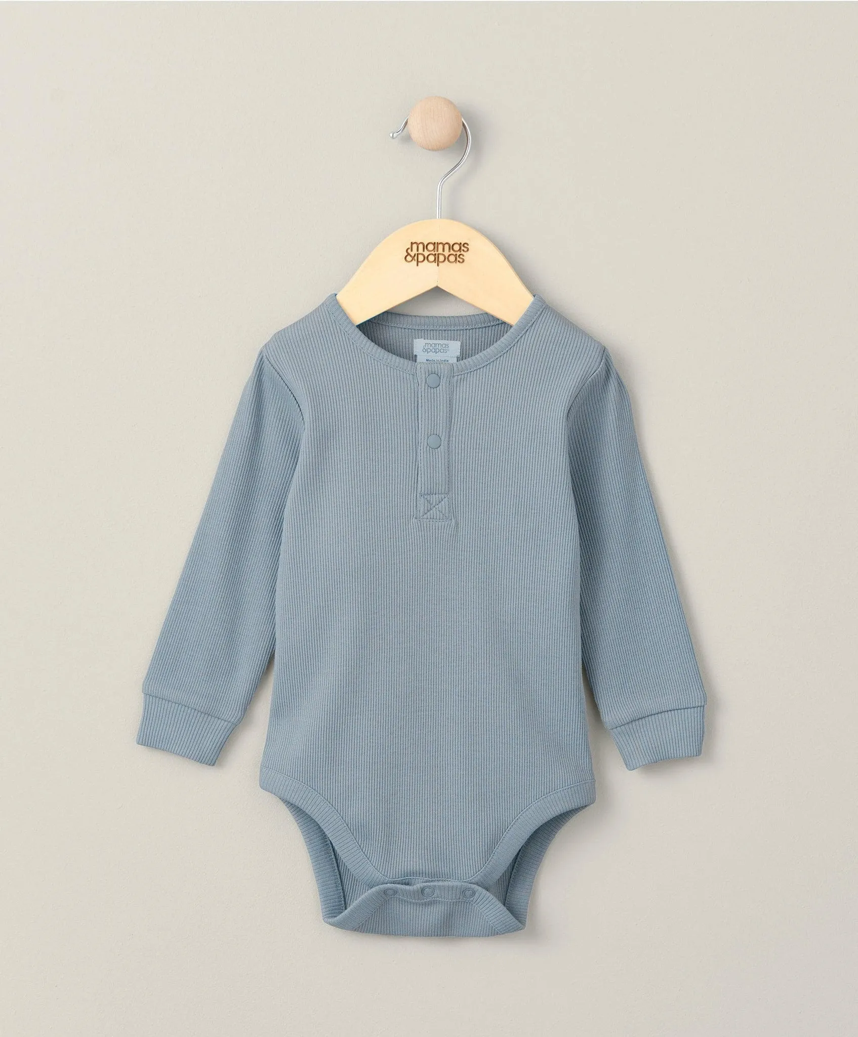Ribbed Bodysuit - Blue