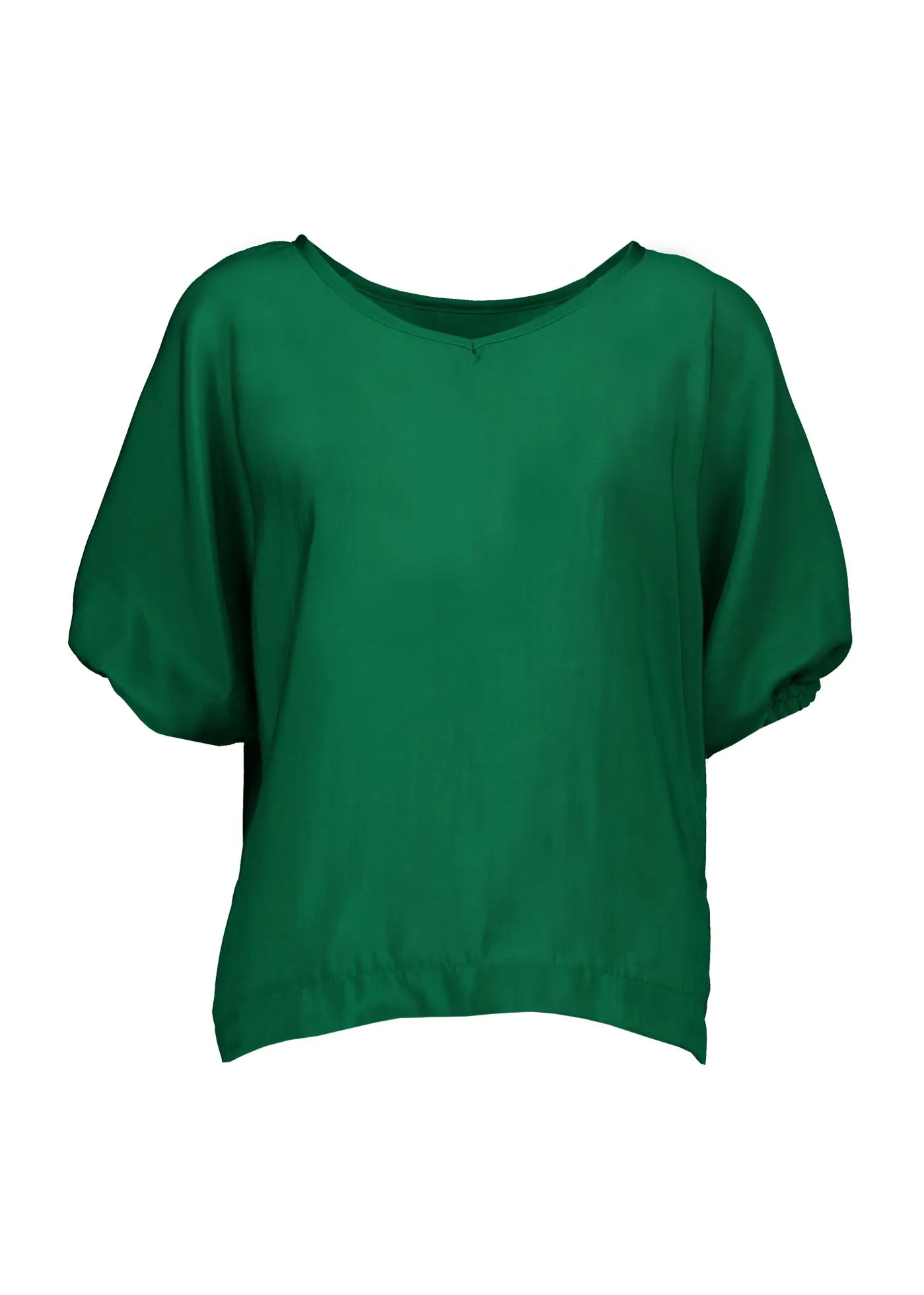 Skyscraper Camisa Dark Green in Fine Tencel