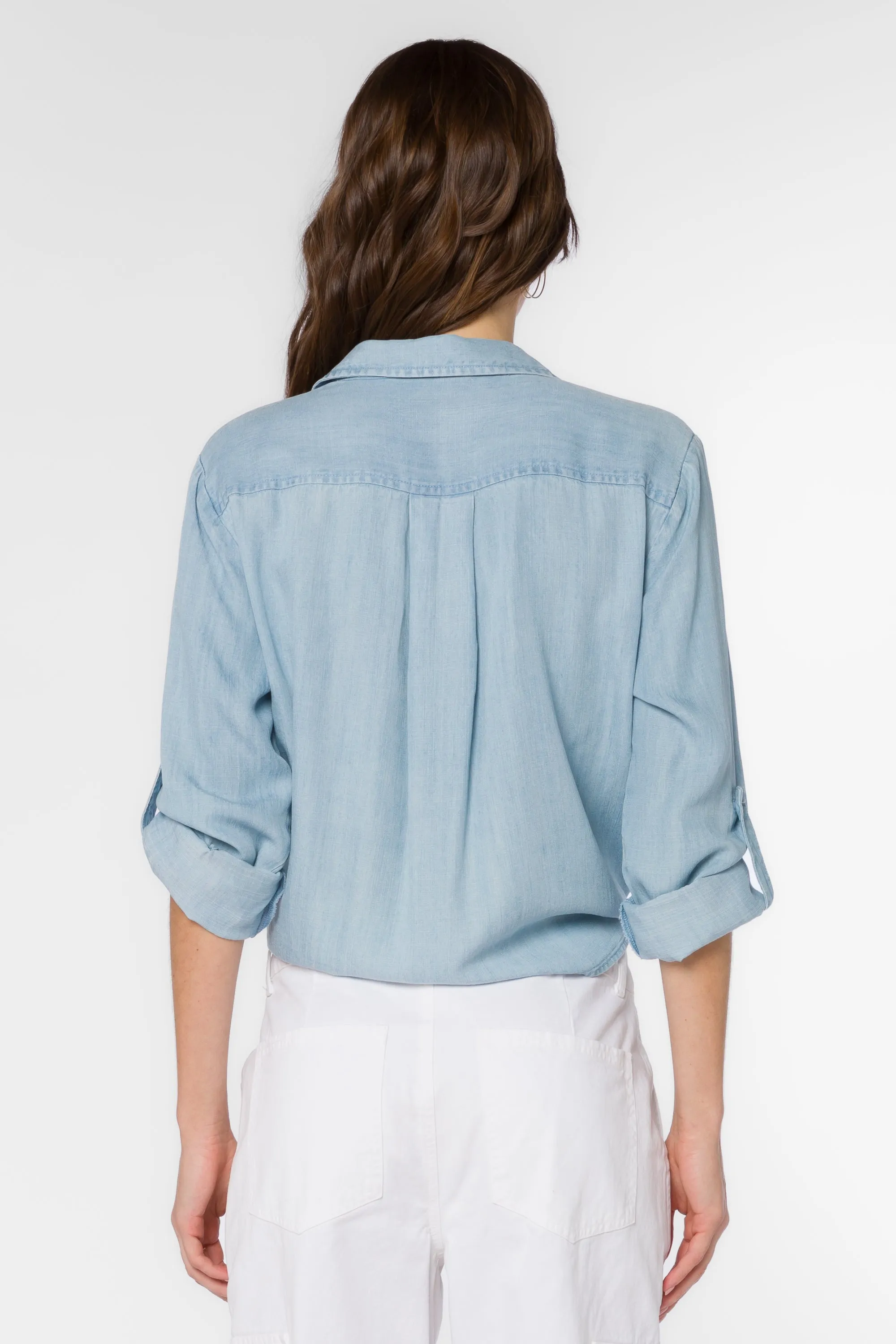 Solange Sky Blue Top