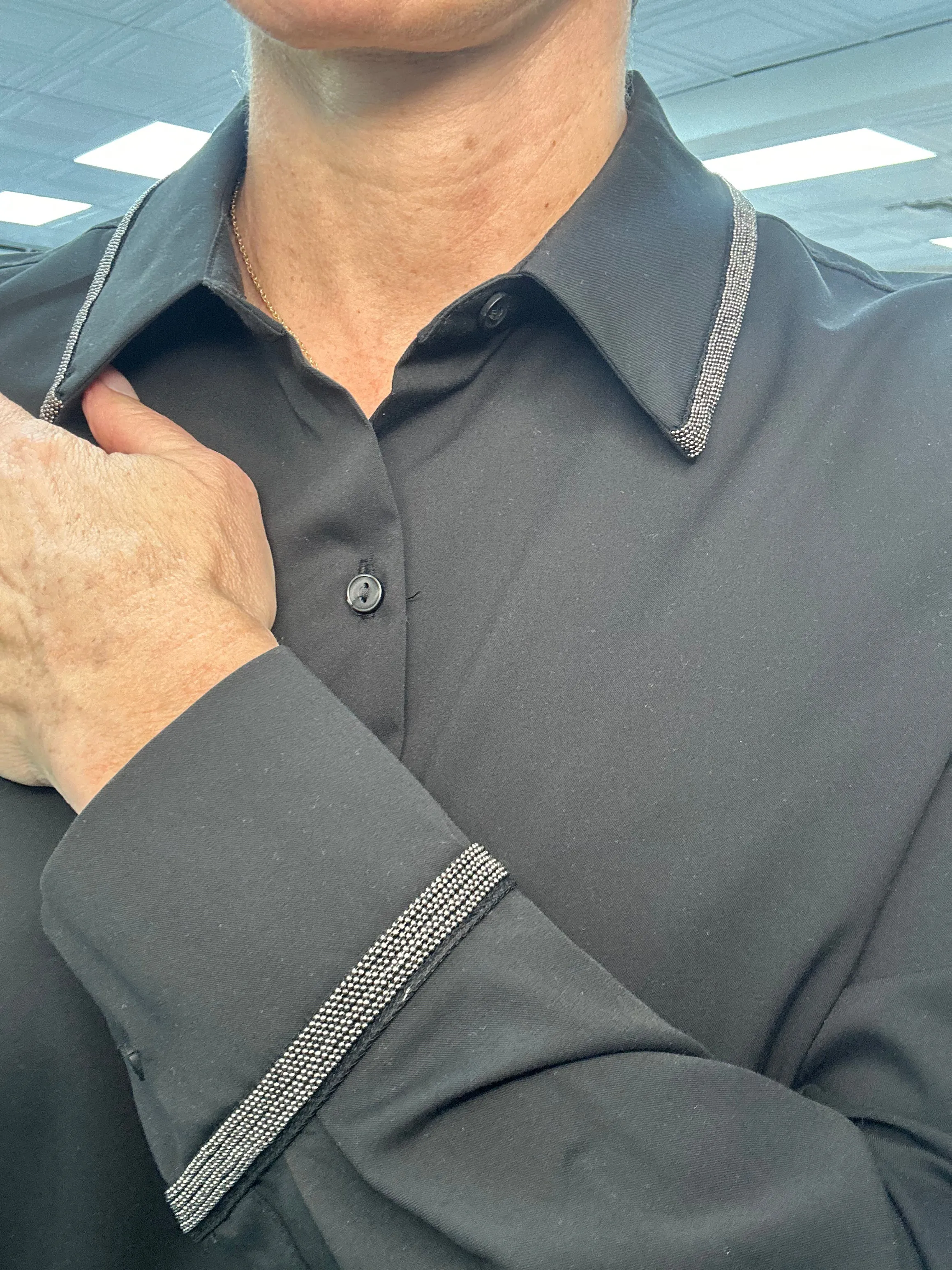 Stasia Micro Beaded Shirt