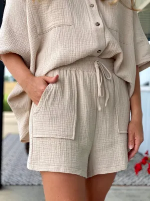 Summer Ready Natural Shorts