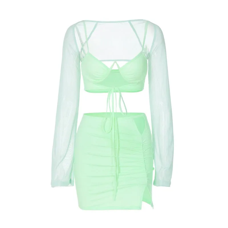 Summer Ready with Chloe: Sexy Crop Top and Skirt Set
