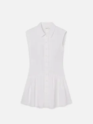 The Linen Day Dress -- White