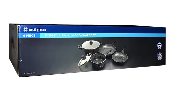 Westinghouse 6pc Forged Aluminium Pot Set